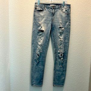 KANCAN ESTILO DISTRESSED JEANS SZ 11/29